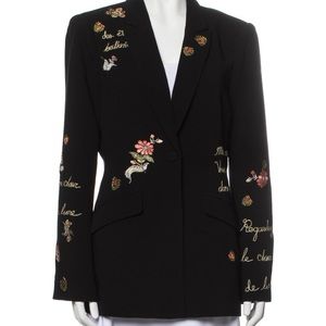 Cinq A Sept Embroidered Blazer Size 12
